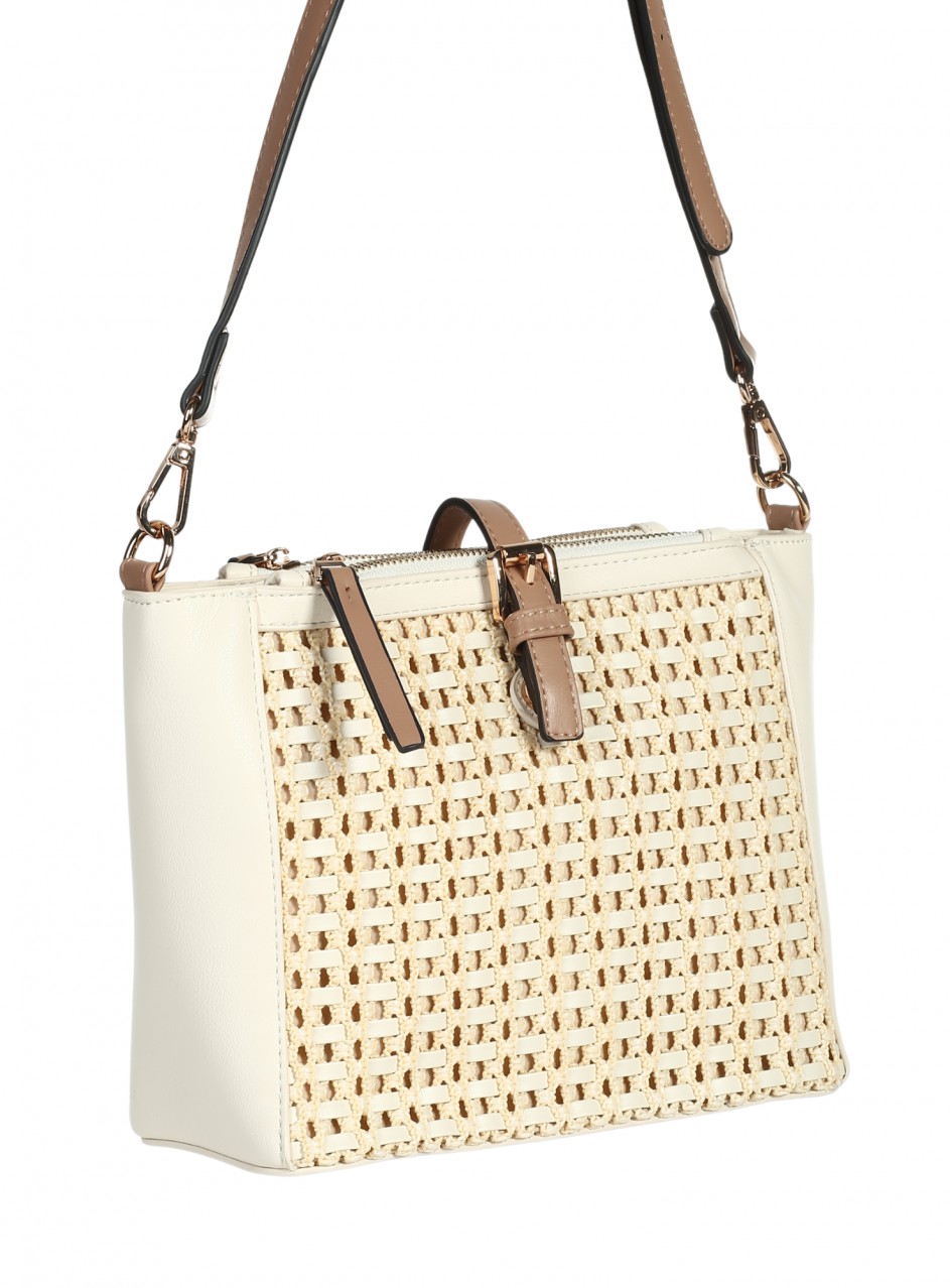 Ежедневна дамска чанта в бежово 9Q-26155 beige