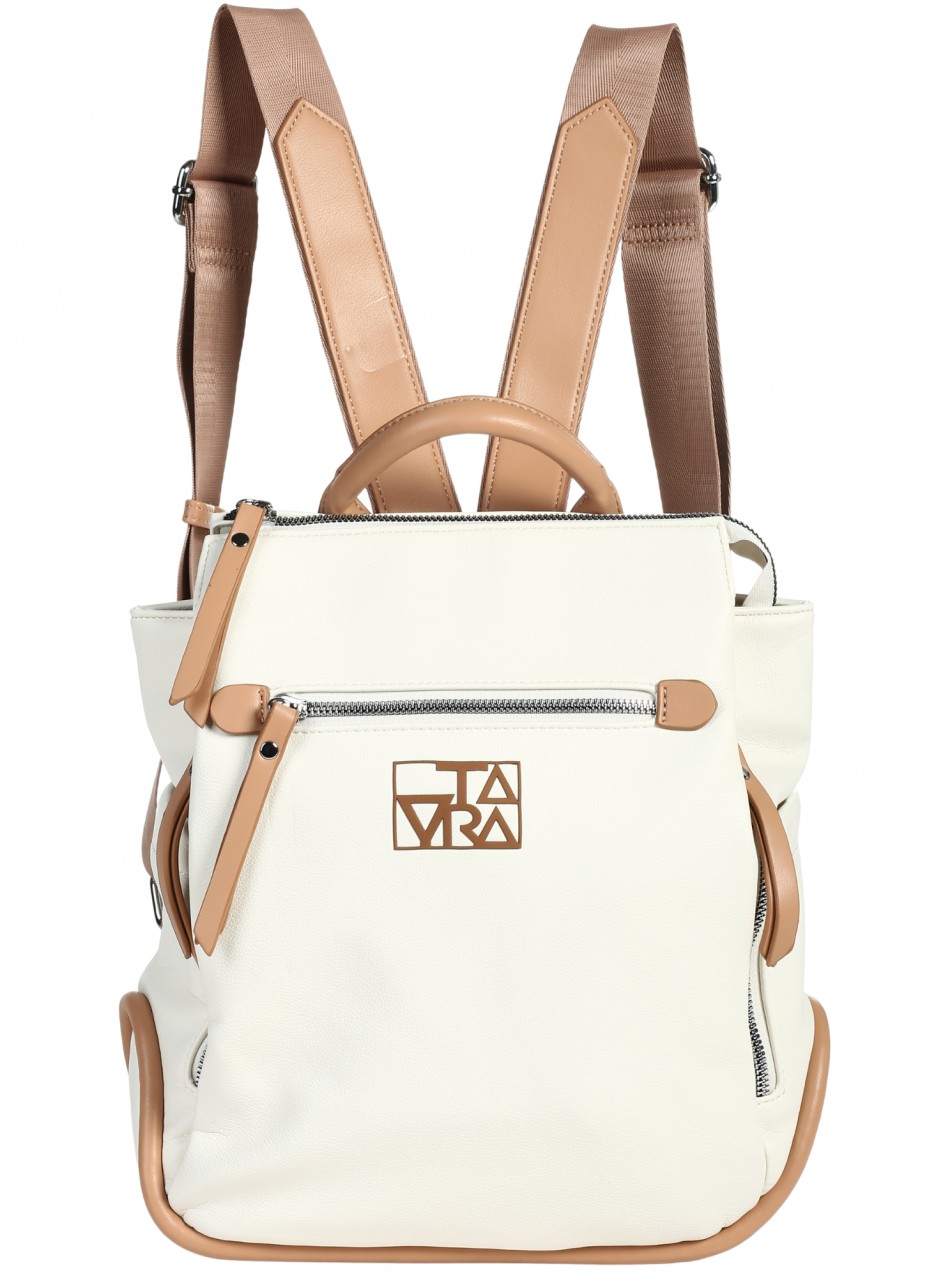 Ежедневна дамска раница в бяло 9Q-26157 white 