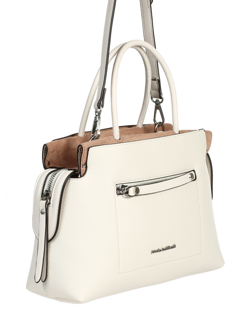 Ежедневна дамска чанта в бяло 9Q-26185 white 