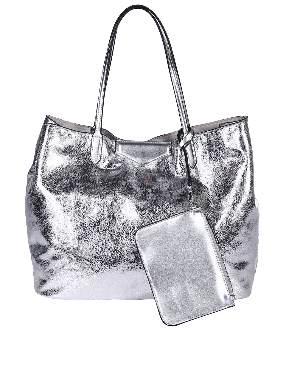 Ежедневна дамска чанта в сребристо 9Q-26170 silver (25296)