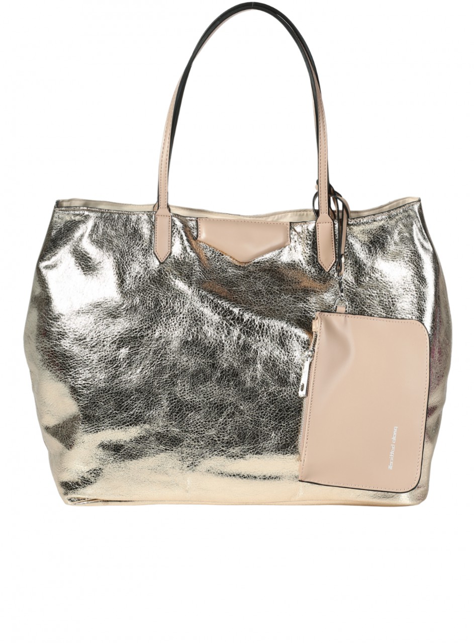 Ежедневна дамска чанта в златисто 9Q-26170 gold (25296)