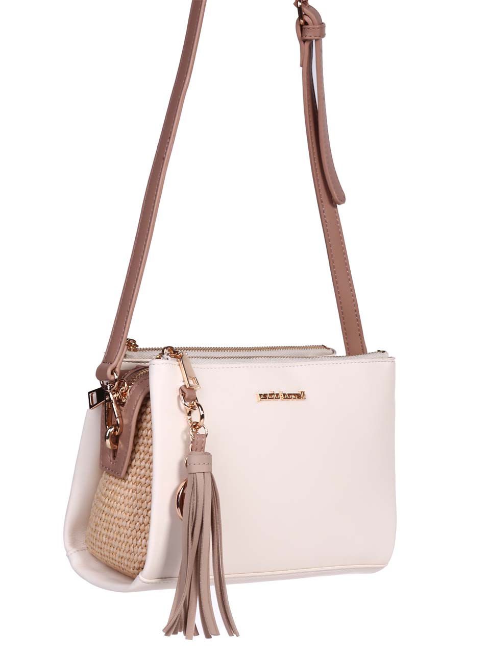 Ежедневна дамска чанта в бежово 9Q-26171 beige (25299)