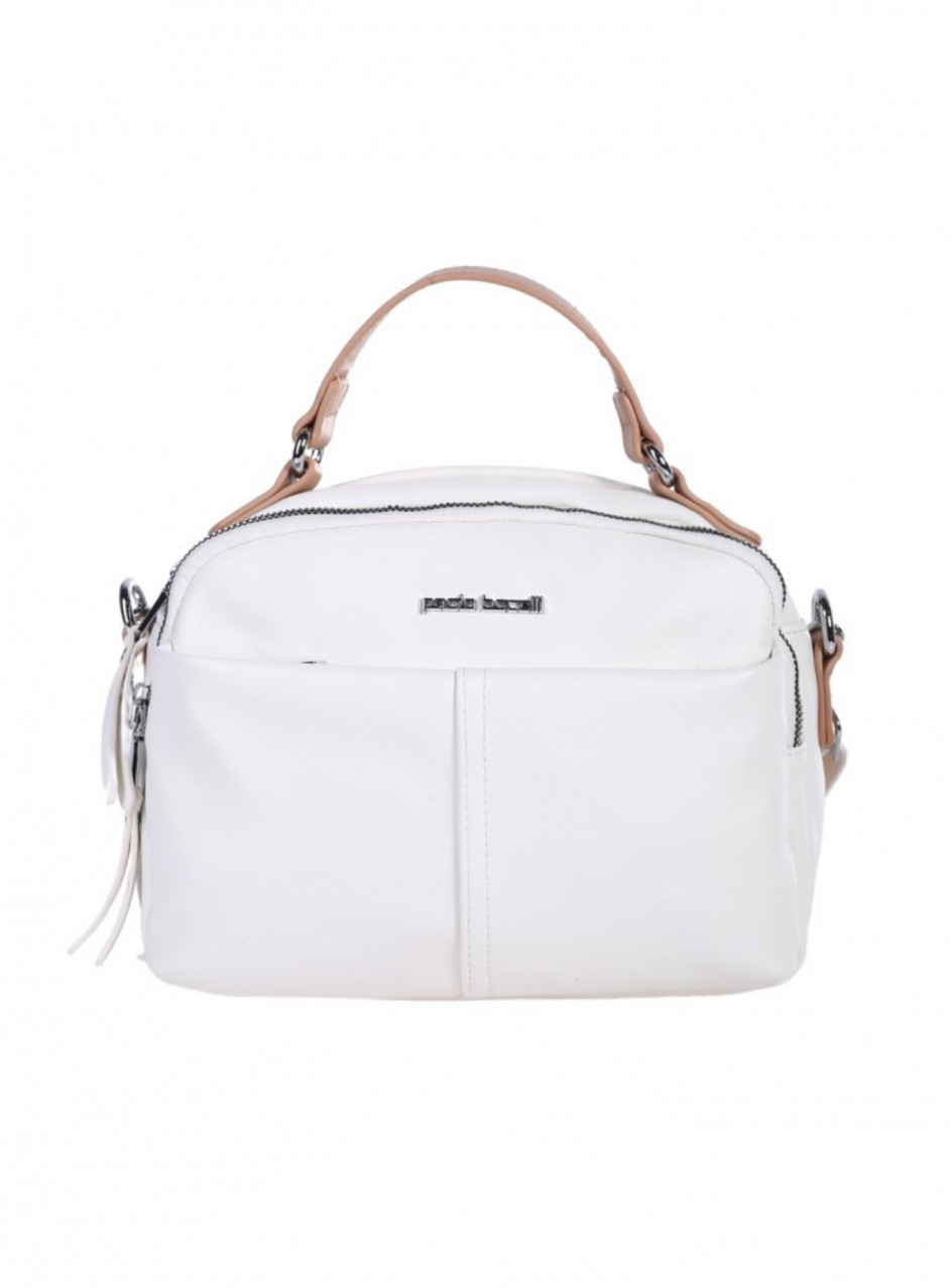 Ежедневна дамска чанта в бяло 9Q-26172 white 