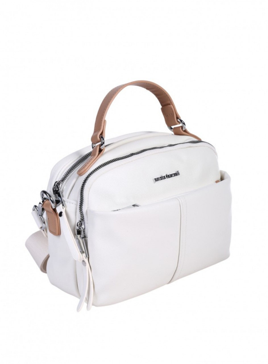 Ежедневна дамска чанта в бяло 9Q-26172 white 