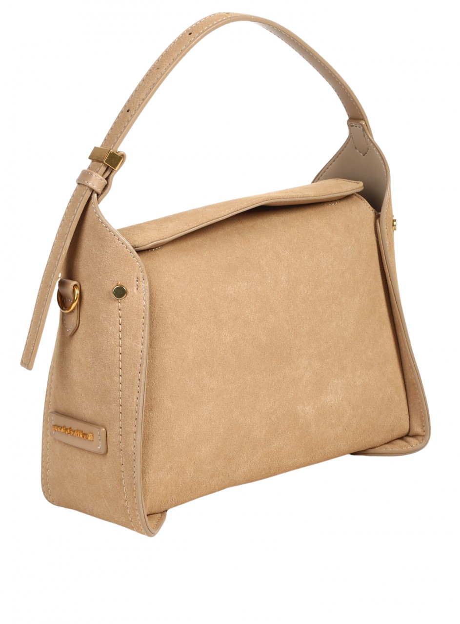 Ежедневна дамска чанта в бежов цвят 9Q-26188 beige