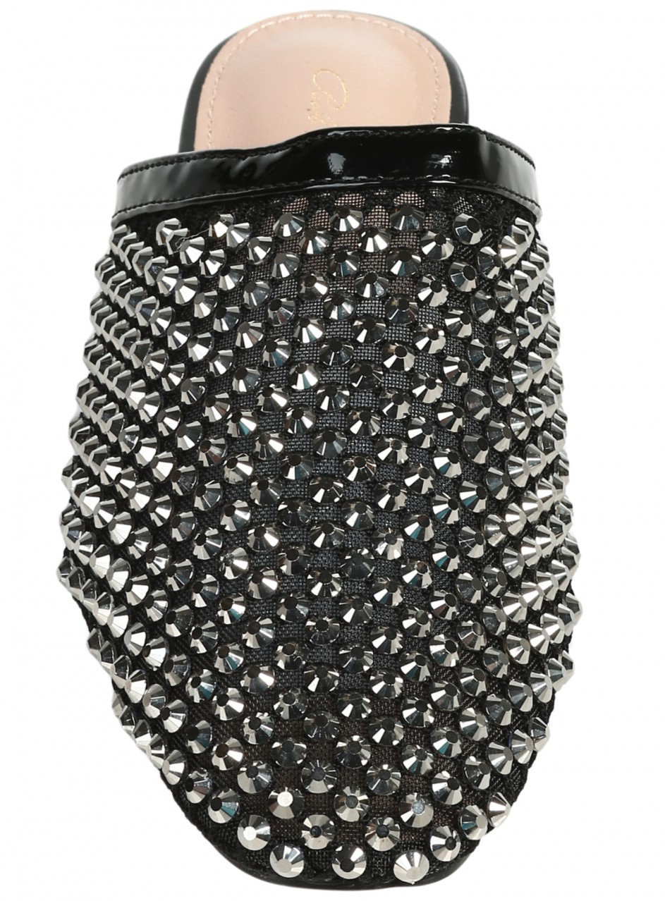 Ежедневни дамски чехли в черно 5M-26060 black