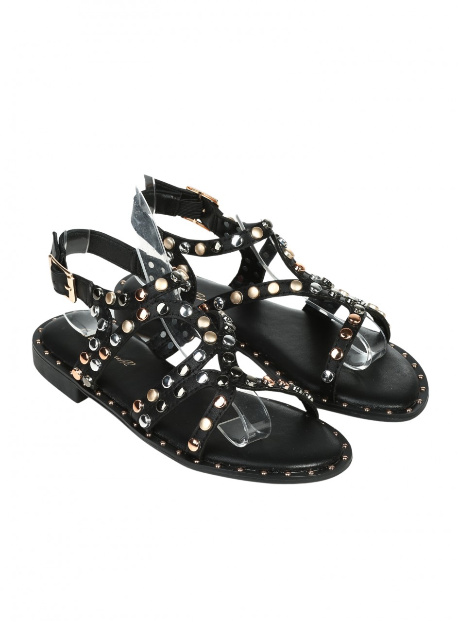 Елегантни дамски сандали в черно 4M-26201 black