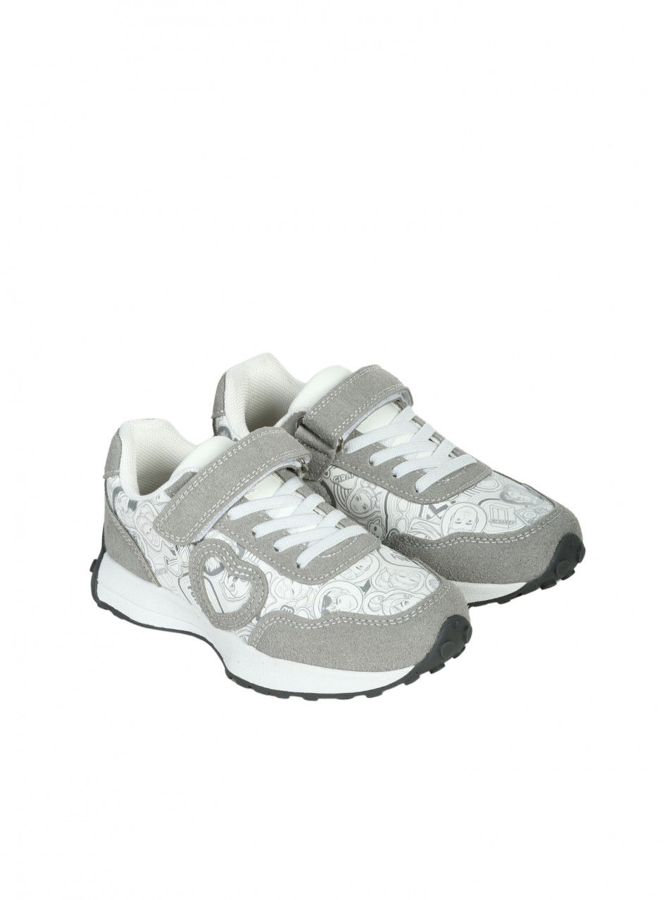 Ежедневни детски обувки в сив цвят 18P-26128 grey