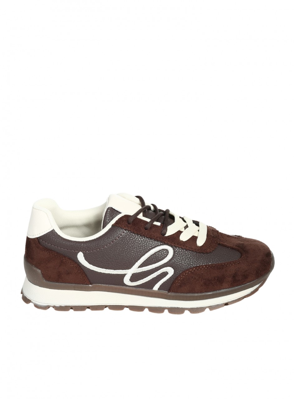 Ежедневни дамски обувки в кафяво 3U-26214 brown