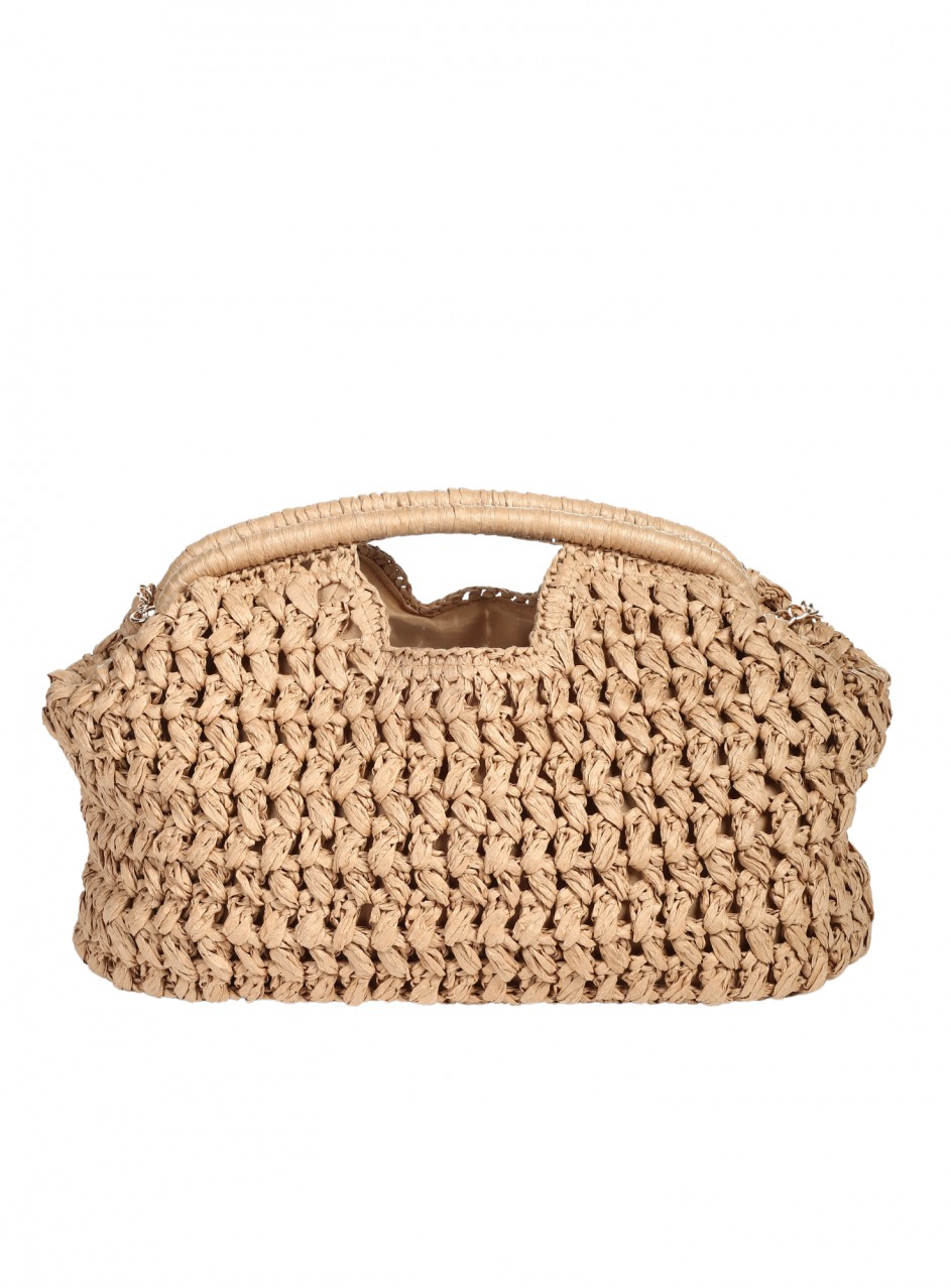 Ежедневна дамска чанта в бежов цвят 9V-26222 beige