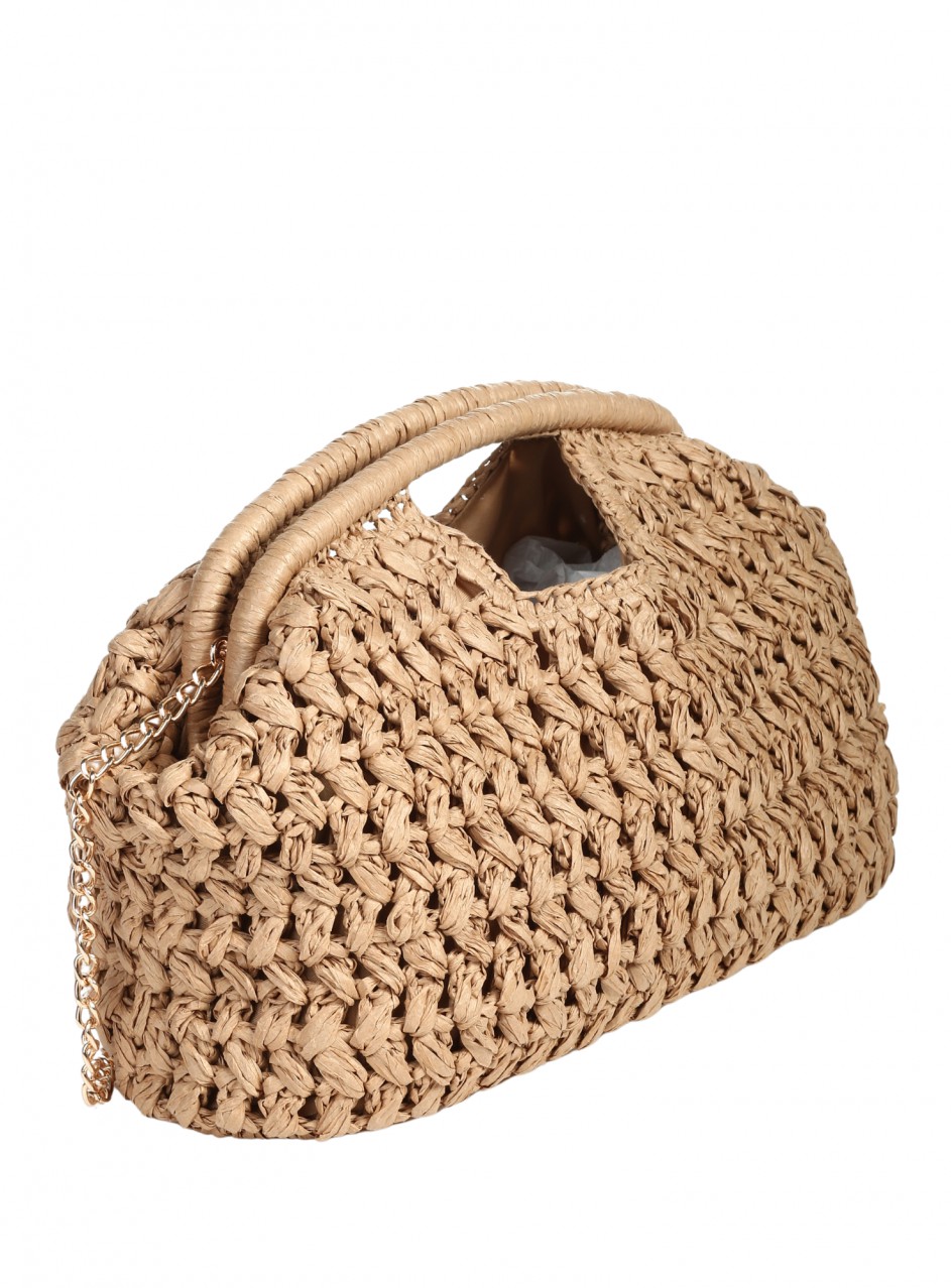 Ежедневна дамска чанта в бежов цвят 9V-26222 beige