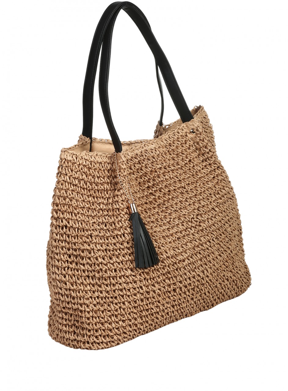 Ежедневна дамска чанта в бежово 9V-26224 beige