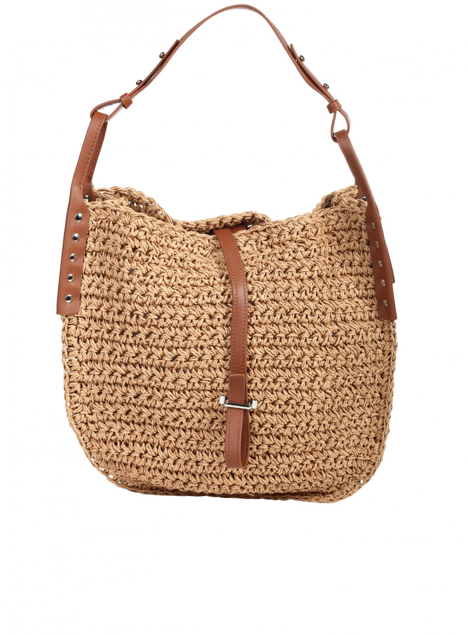 Ежедневна дамска чанта в бежов цвят 9V-26225 beige