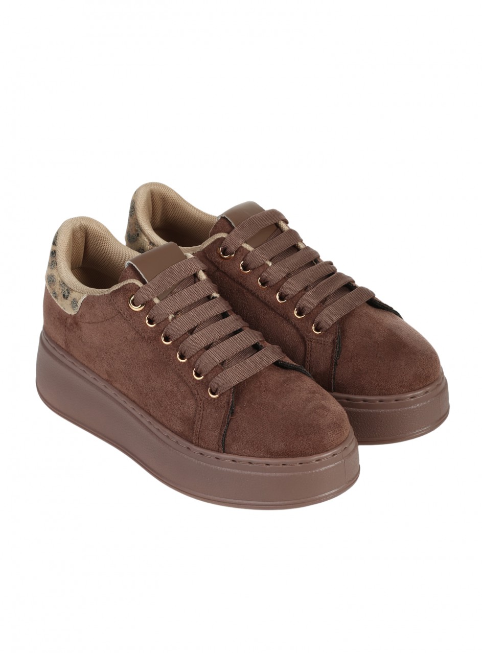Ежедневни дамски обувки в кафяво 3U-26216 brown S