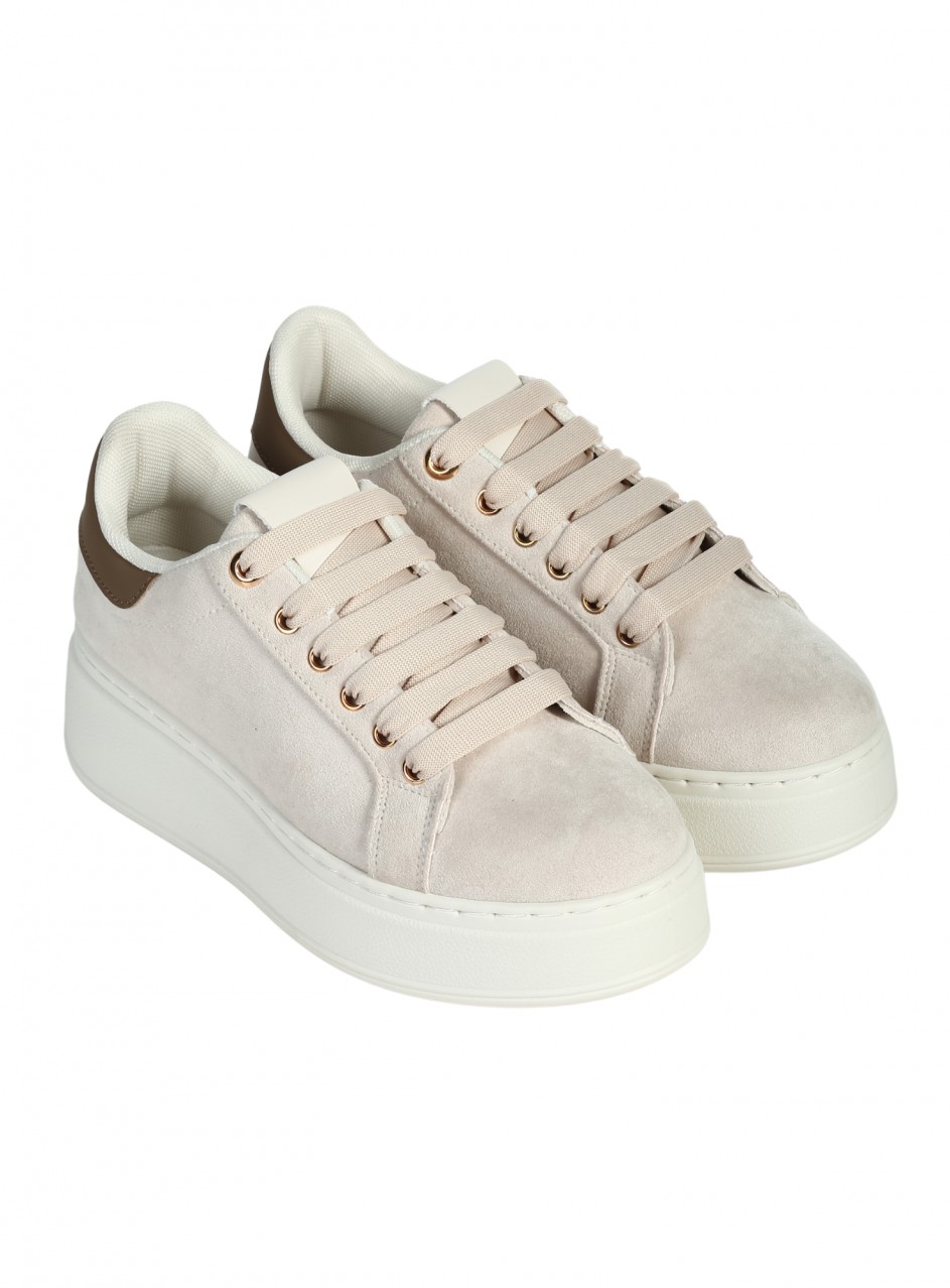 Ежедневни дамски обувки в бежово 3U-26216 beige S