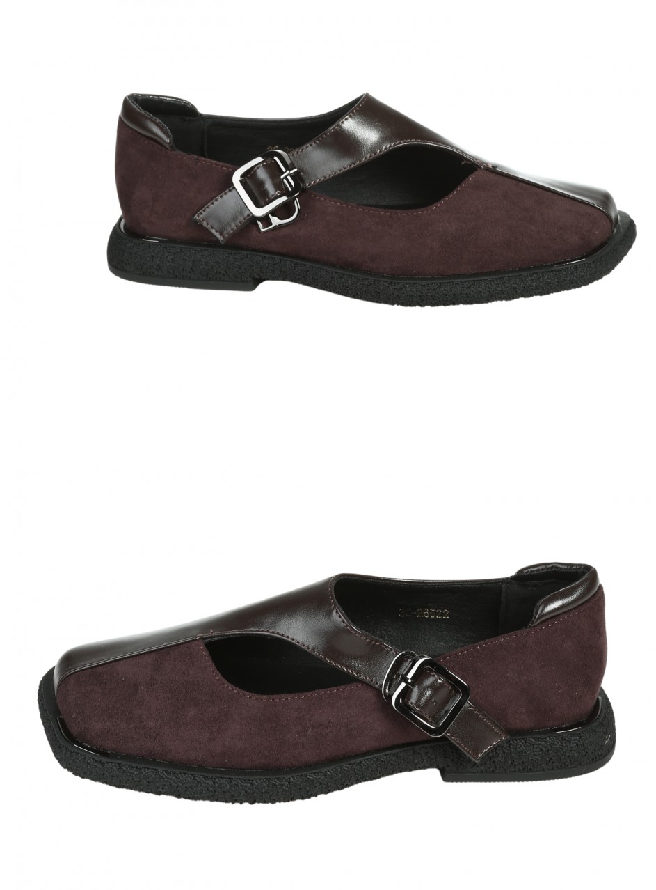 Ежедневни дамски обувки в кафяво 3C-26522 brown