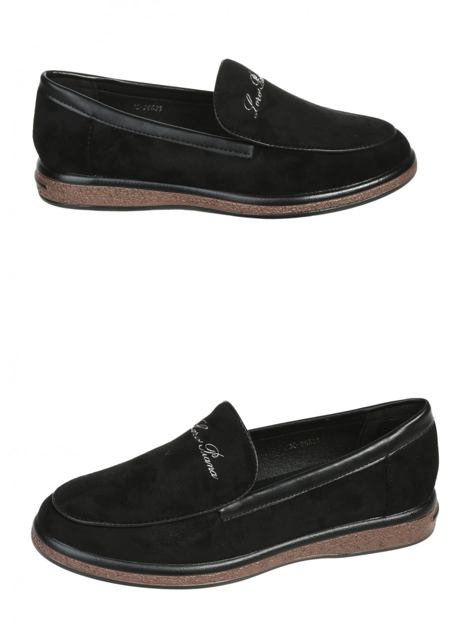 Ежедневни дамски обувки в черно 3C-26523 black