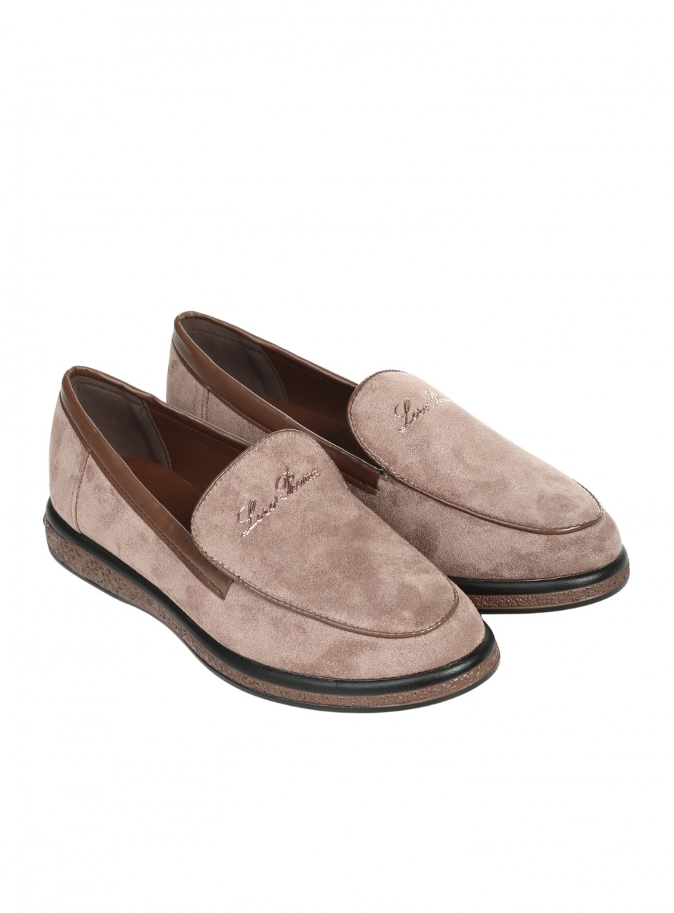 Ежедневни дамски обувки в бежово 3C-26523 beige