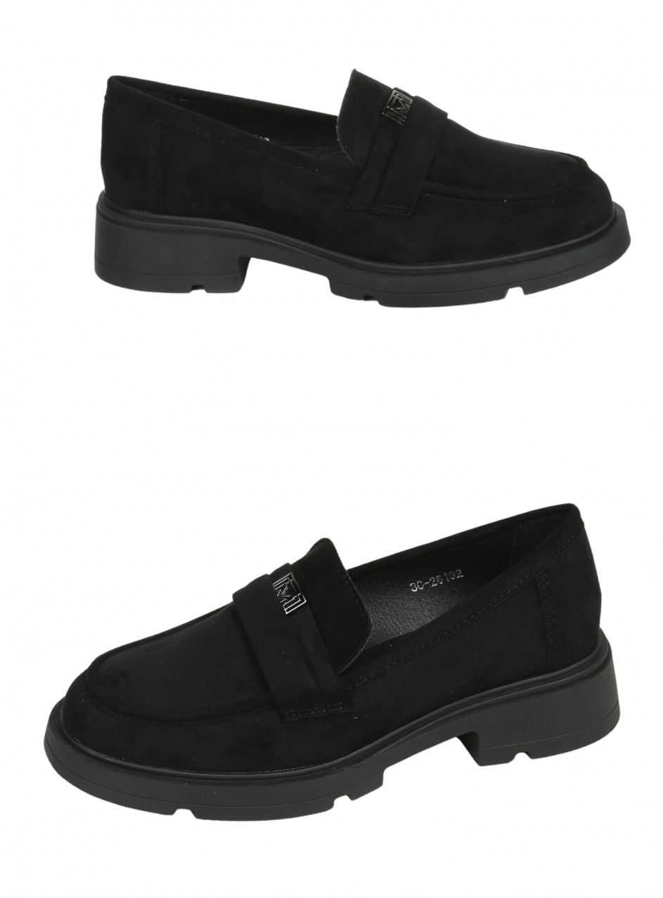 Ежедневни дамски обувки в черно 3C-26192 black
