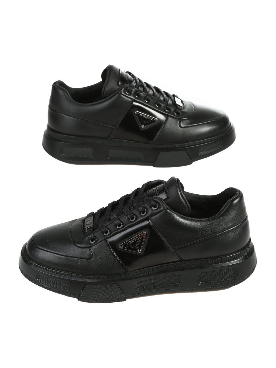 Ежедневни мъжки обувки от естествена кожа в черно 152-152-22436 в черен цвят