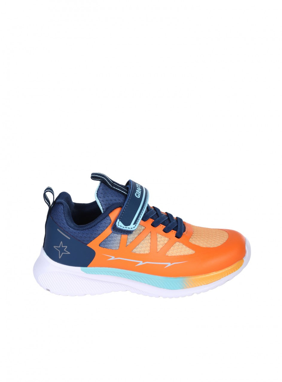 Детски комфортни обувки 18K-25189 в оранжев цвят