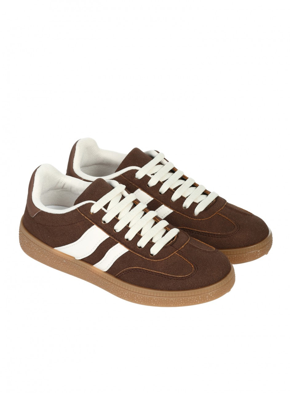 Ежедневни дамски обувки в бежов/кафяв цвят в бежов цвят