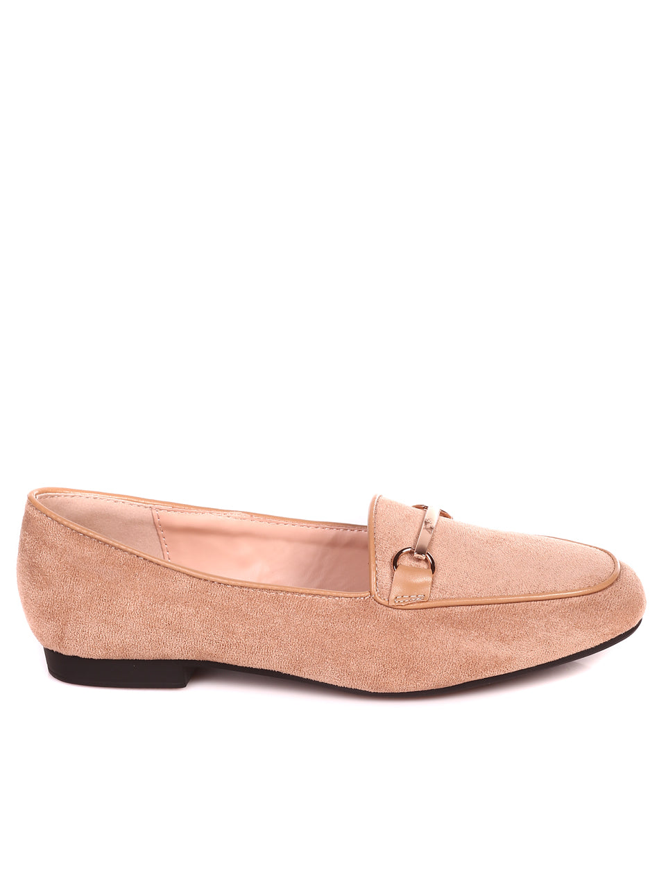 Ежедневни дамски обувки в розово 3M-21822 в бежов цвят