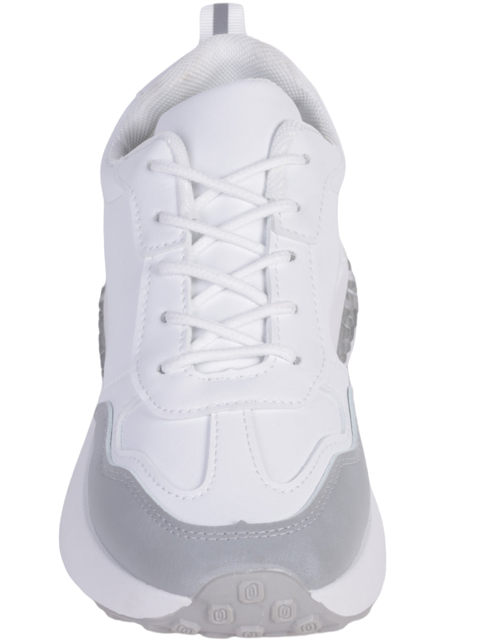 Ежедневни дамски обувки в черно 3U-23557 в бял цвят