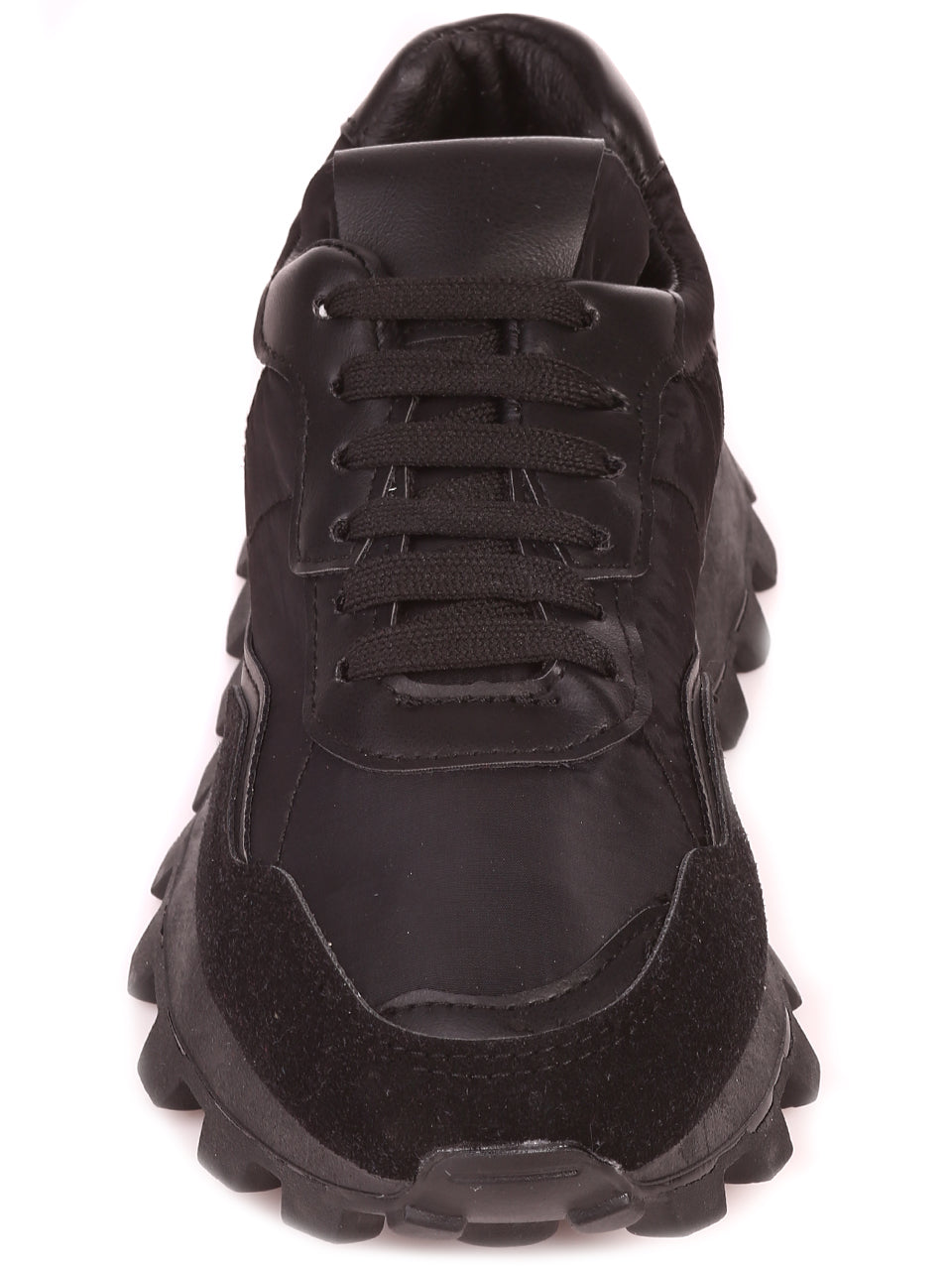 Ежедневни дамски обувки в черно 3U-25514 в черен цвят