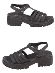 Ежедневни дамски сандали в черно 4F-24234 в черен цвят