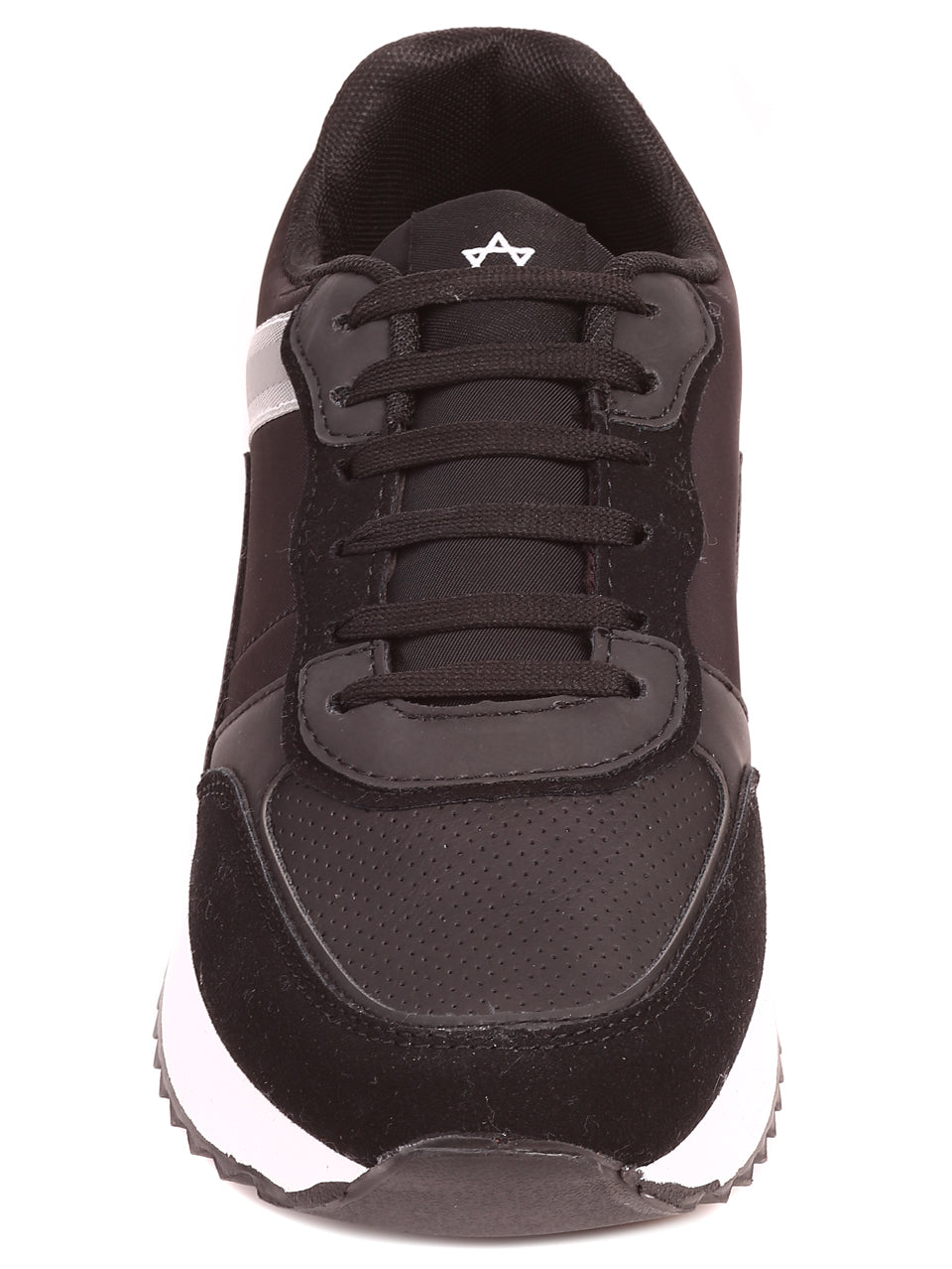 Ежедневни мъжки обувки в черно 7U-22595 в черен цвят