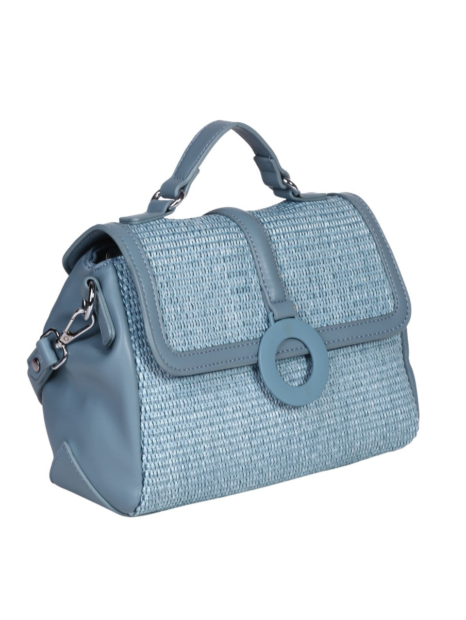 Ежедневна дамска чанта в синьо 9Q-24269 в син цвят