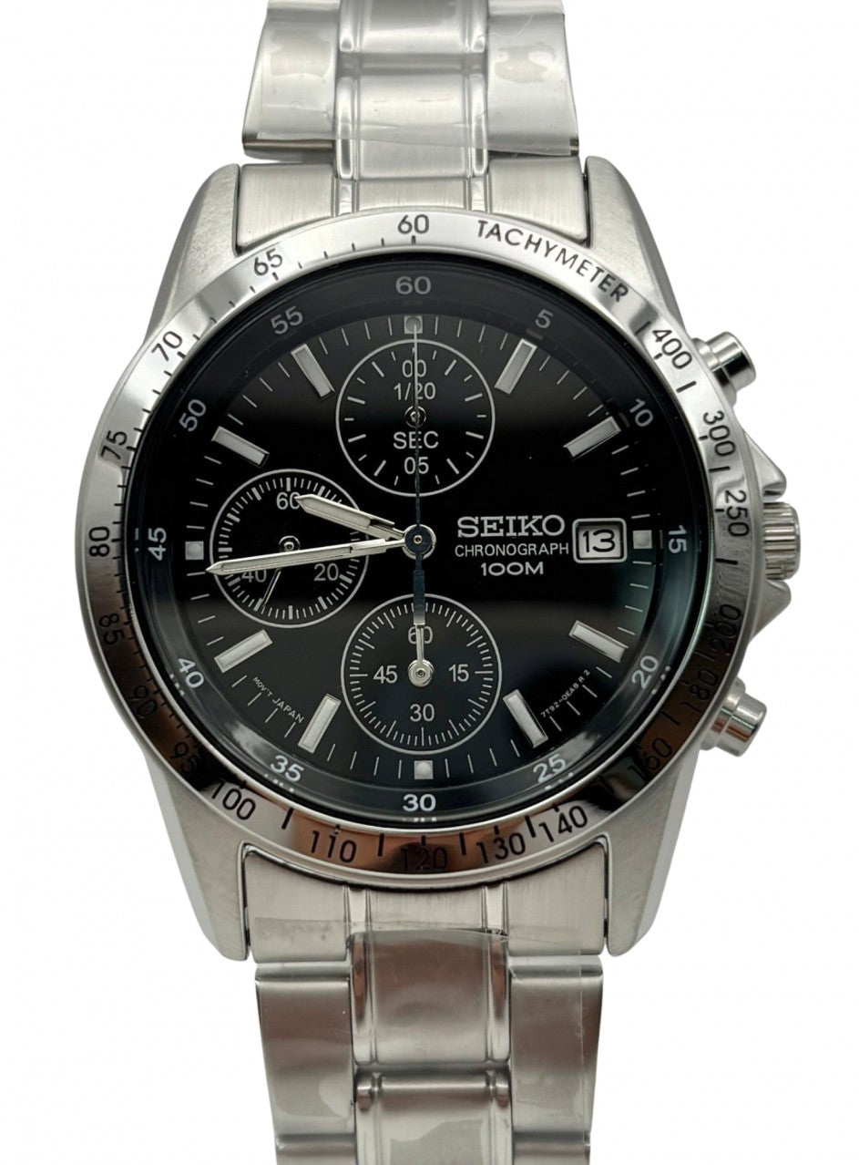 Seiko - Chronograph SND367P1 -SND367P1 в сребрист цвят