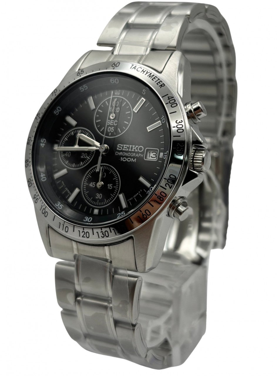 Seiko - Chronograph SND367P1 -SND367P1 в сребрист цвят