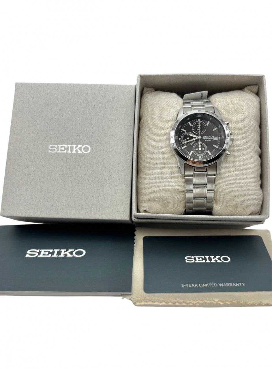 Seiko - Chronograph SND367P1 -SND367P1 в сребрист цвят