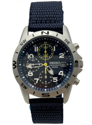 Seiko - Chronograph SND379P2 -SND379P2 в син цвят