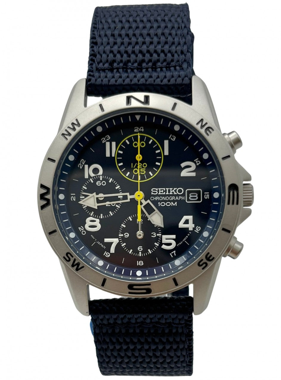 Seiko - Chronograph SND379P2 -SND379P2 в син цвят