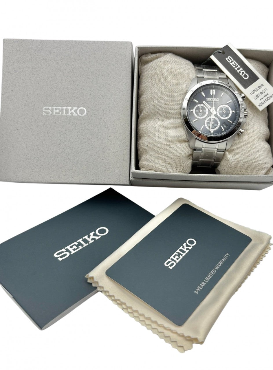 Seiko - SBTR011 -SBTR011 в сребрист цвят