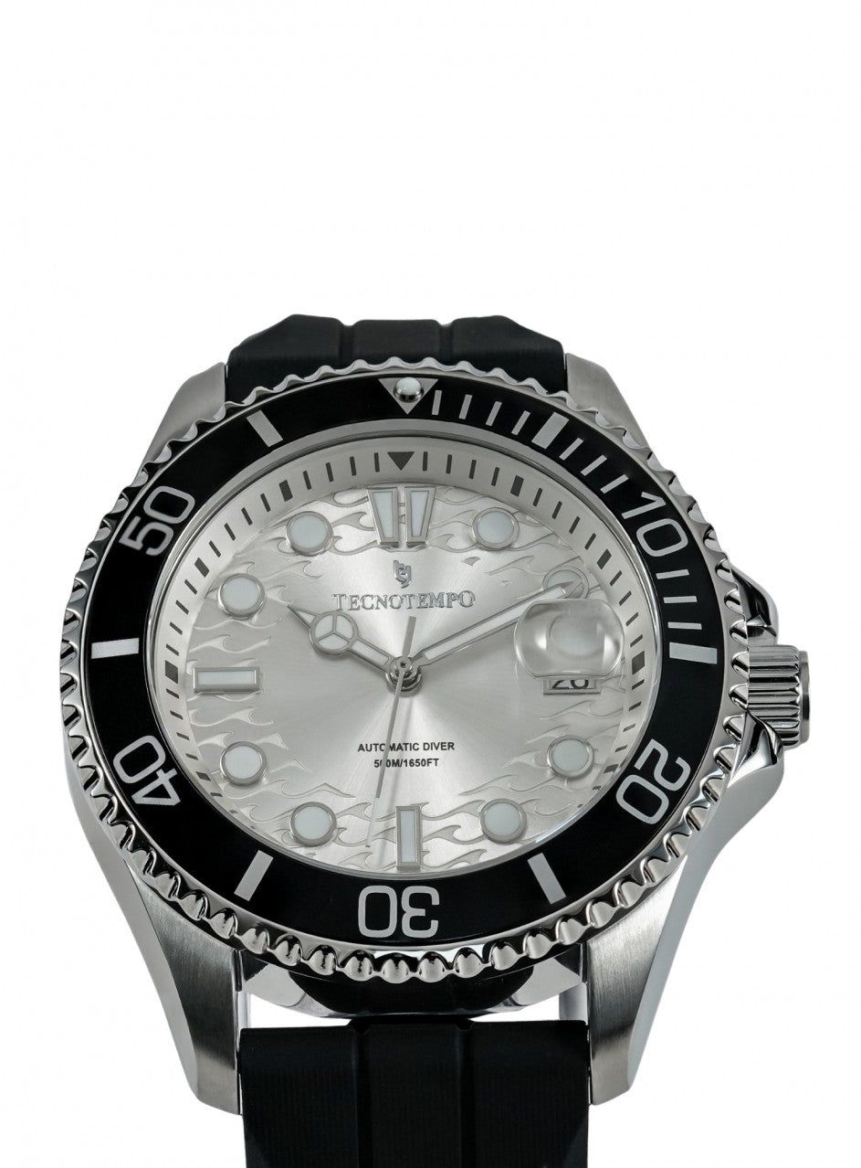 Tecnotempo - Automatic- Diver 500M/1650ft WR - Ice Edition -TT.500.DW в черен цвят