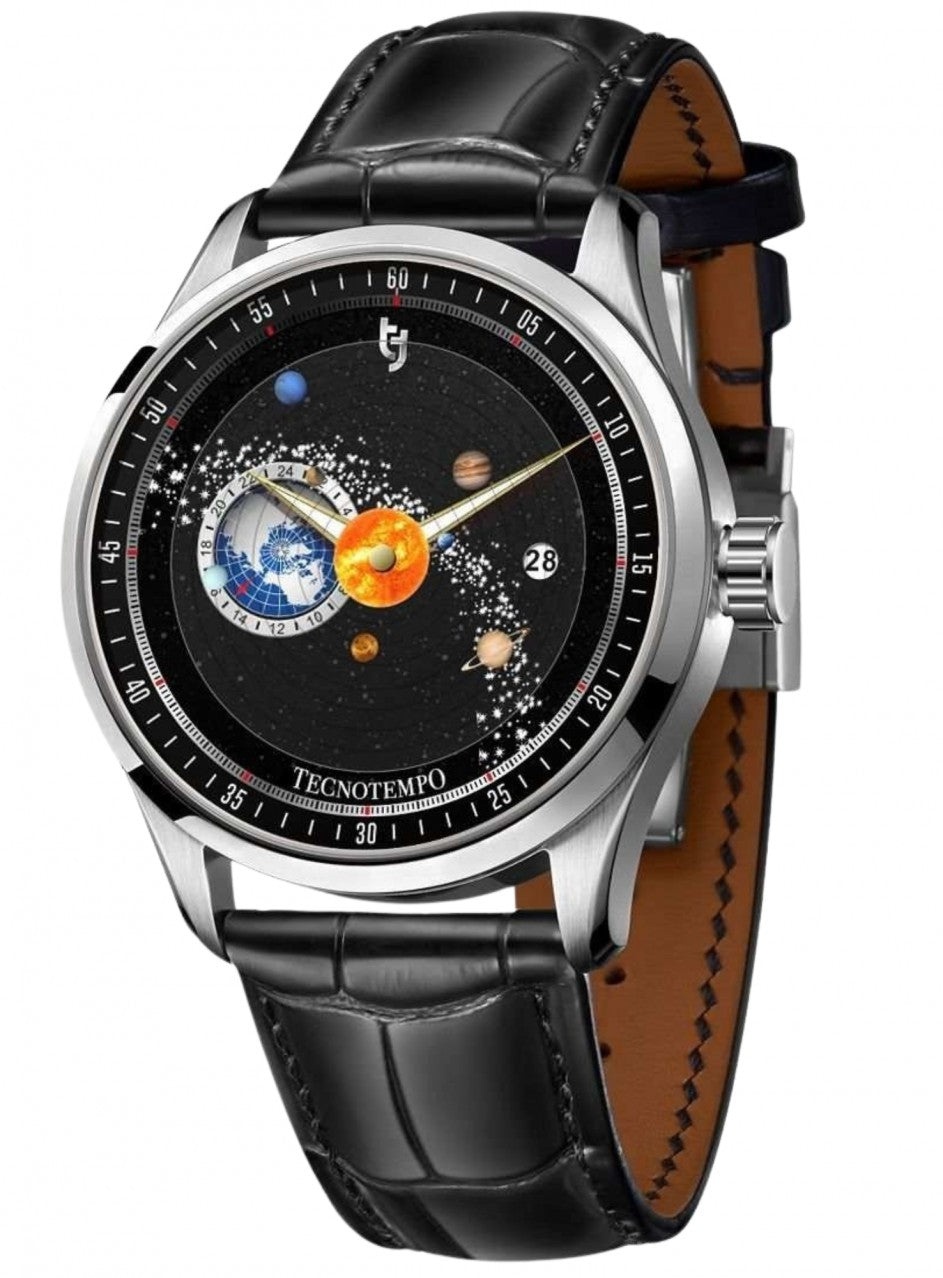 Tecnotempo - Dynamic Solar System - Automatic в черен цвят