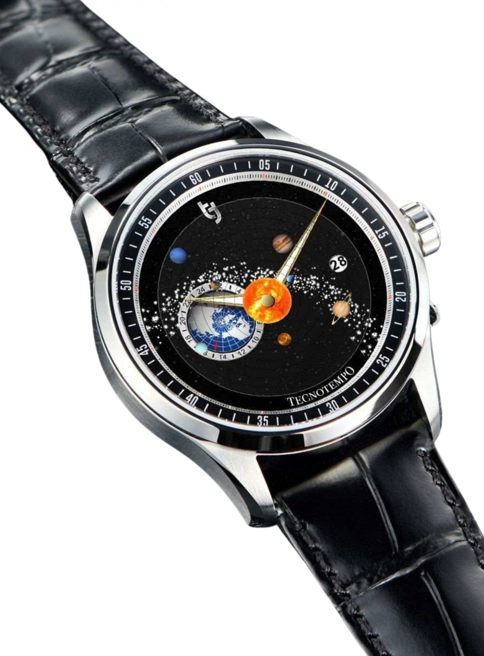 Tecnotempo - Dynamic Solar System - Automatic в черен цвят