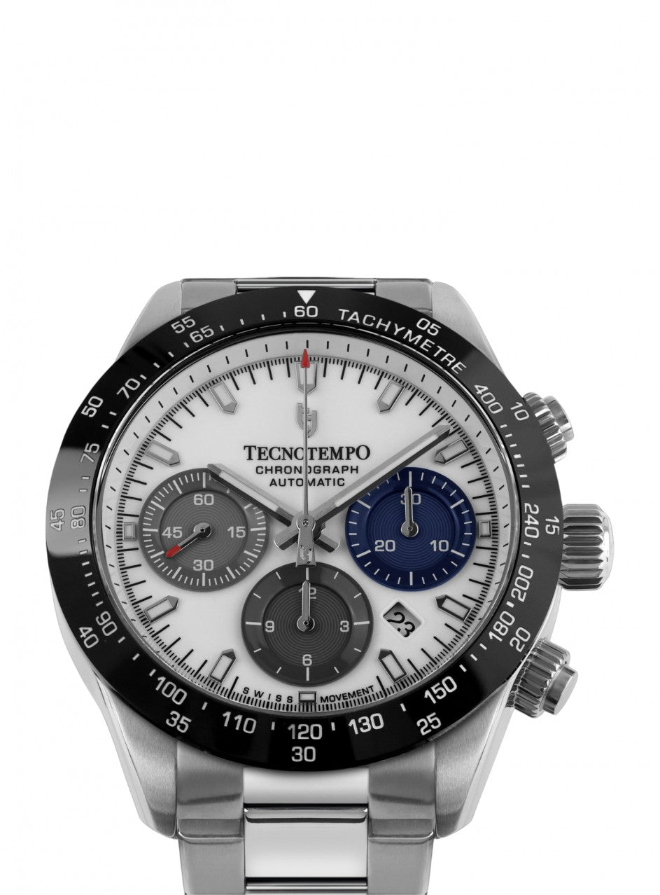 Tecnotempo - Chronograph -TT.200OR.AGBL в сребрист цвят
