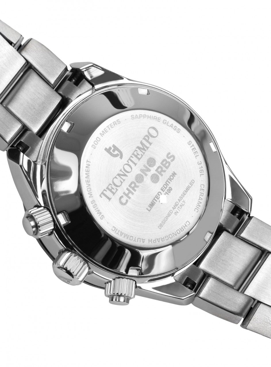 Tecnotempo - Chronograph -TT.200OR.AGBL в сребрист цвят