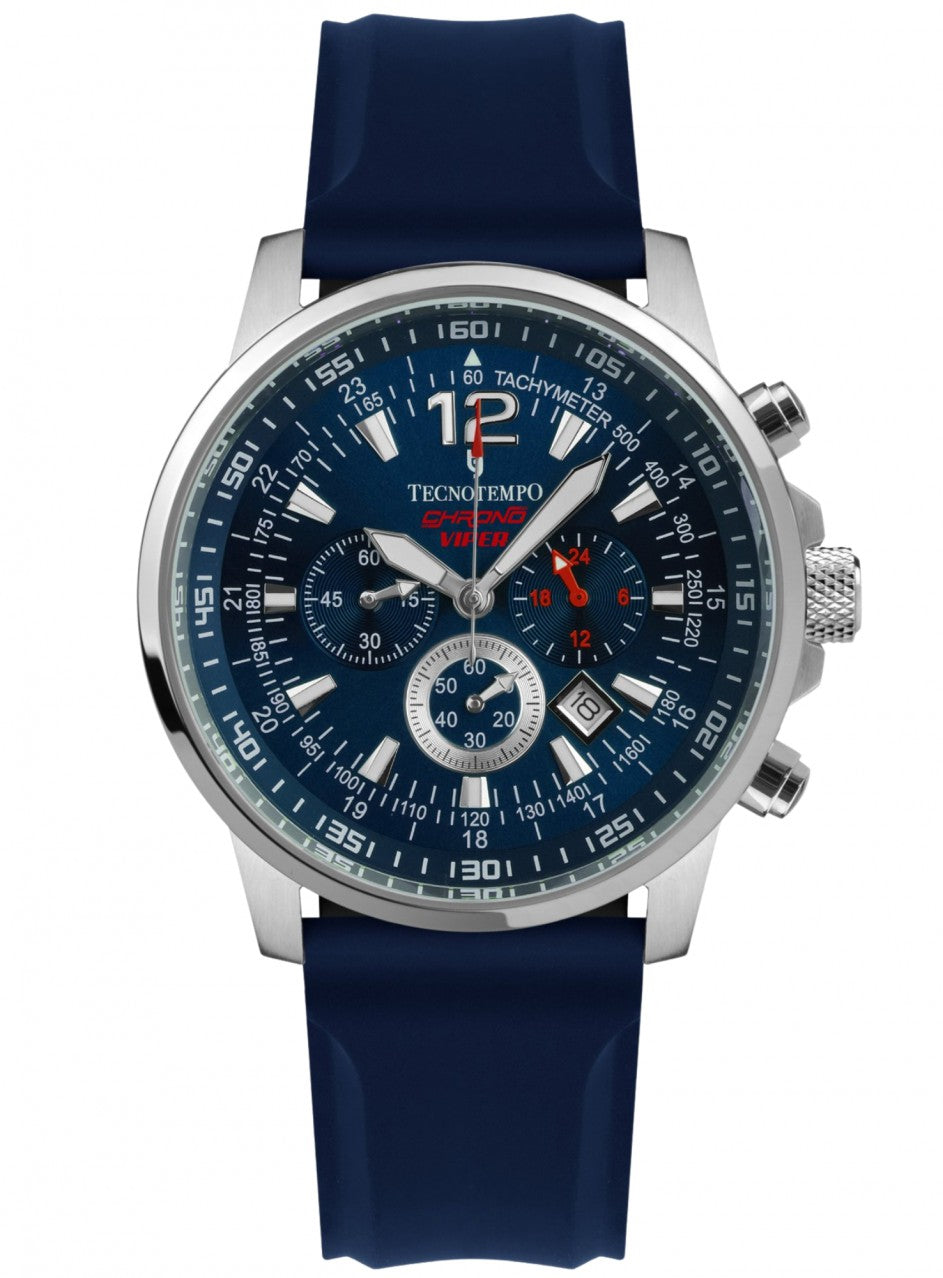 Tecnotempo - Chronograph 100M - Chrono Viper -TT.100G.CVBL (Blue) в син цвят