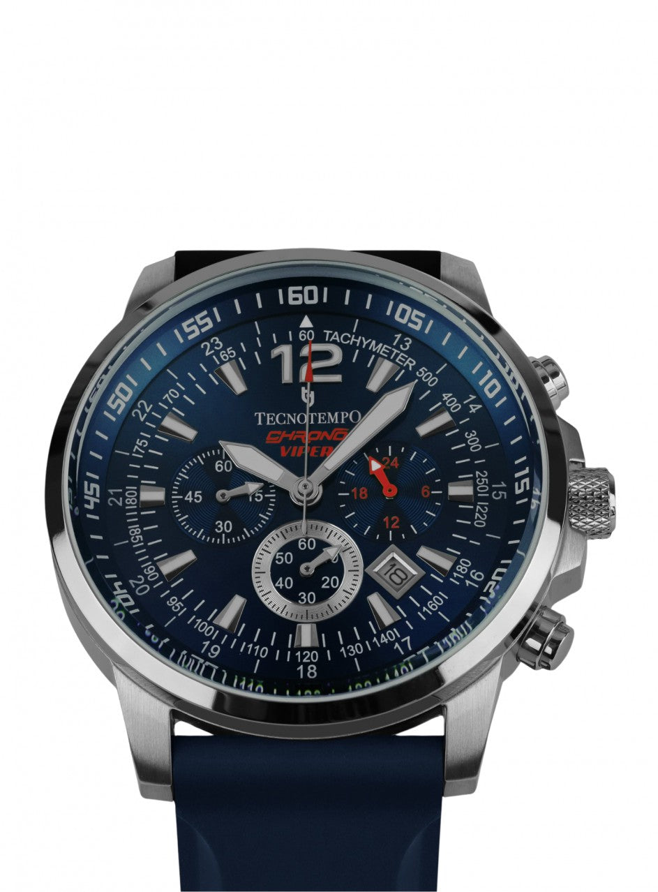Tecnotempo - Chronograph 100M - Chrono Viper -TT.100G.CVBL (Blue) в син цвят