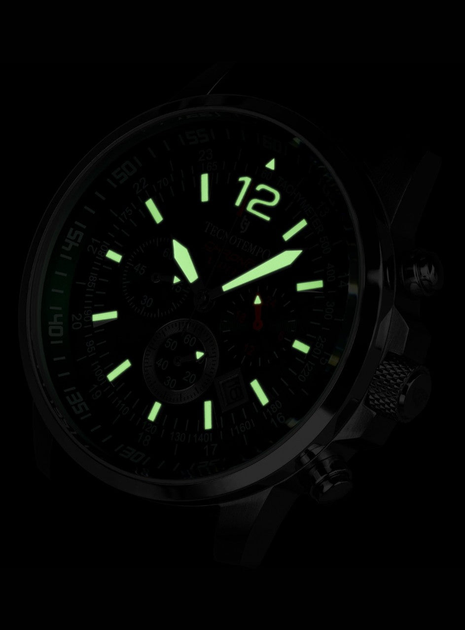 Tecnotempo - Chronograph 100M - Chrono Viper -TT.100G.CVBL (Blue) в син цвят
