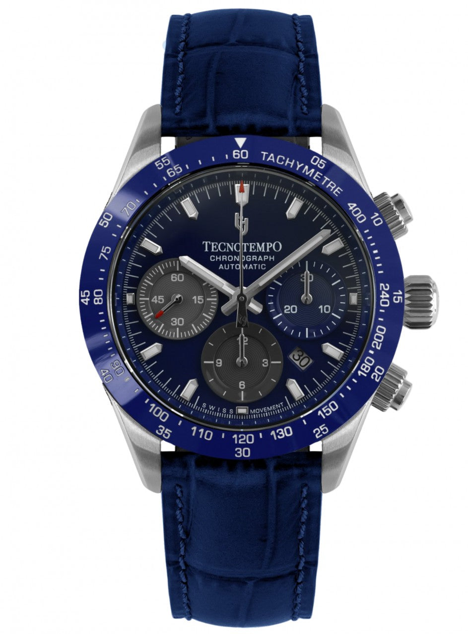 Tecnotempo - Chrono Orbs - Automatic Swiss Movt - Limited -TT.200OR.PBLGBL в син цвят
