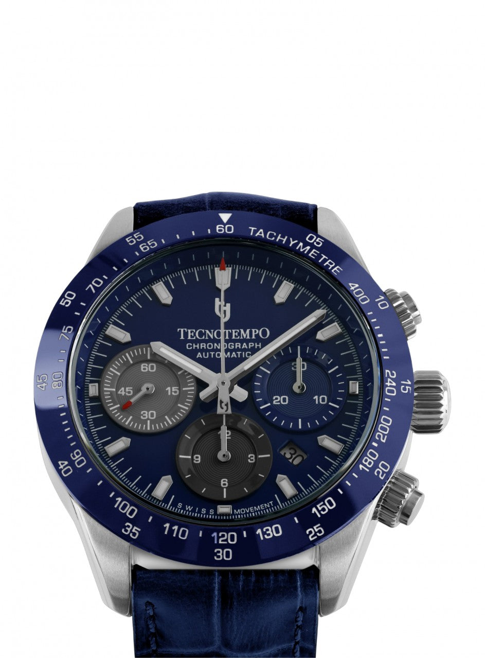 Tecnotempo - Chrono Orbs - Automatic Swiss Movt - Limited -TT.200OR.PBLGBL в син цвят