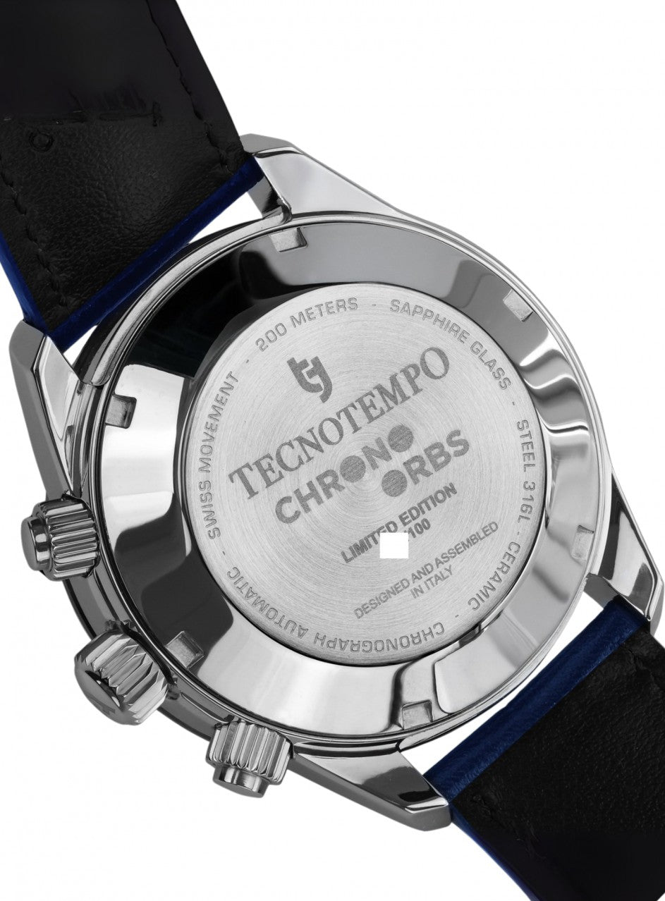 Tecnotempo - Chrono Orbs - Automatic Swiss Movt - Limited -TT.200OR.PBLGBL в син цвят