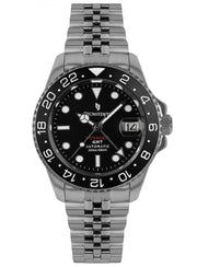 Tecnotempo Automatic GMT Voyager 20ATM WR - Лимитирана серия - Юбилейна каишка -TT.200VY.NJ в сребрист цвят